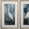 HomeRoots Set of Two Teal Blue Heron Framed Art - 4 of 4