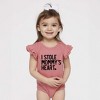 The Juniper Shop I Stole Mommy's Heart Baby Flutter Sleeve Bodysuit - 2 of 3