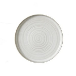 LunaLulinlk Cream Stoneware Round 10.4" Dinner Plate - 1 of 4
