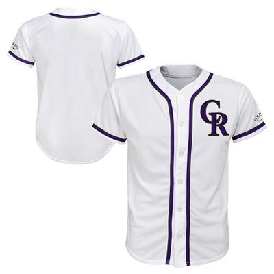 MLB Colorado Rockies Boys' White Team 