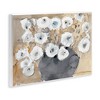Stupell Industries Abstract White Blossom Bouquet Neutral Grey Brown Wall Plaque Art, 19" x 13" - 2 of 4