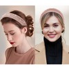 Unique Bargains Women's Fluffy Fuzzy Faux Pearl Plush Headband 1 Pc - 2 of 4