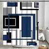 LunaLulinlk Blue Shower Curtain - 3 of 4