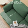 GYIIYUO Loveseat Sofa 56", Upholstered Small Couches for Small Spaces, Mid Century Love Seat Couches for Living Room - 4 of 4
