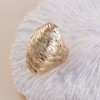 SOHI Women's California Gold The Whirlwind Statement Ring - 2 of 4
