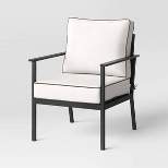 Searsburg Aluminum Deep Seating Club Chair - Black - Threshold™