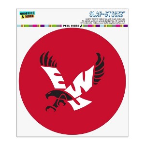 Eastern Washington University Primary Automotive Car Window Locker Circle Bumper Sticker - 1 of 4