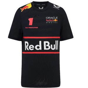Castore Red Bull Racing F1 Kid's 2025 Max Verstappen Team T-Shirt - 1 of 4