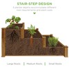 Best Choice Products 3-Tier Fir Wood Raised Garden Bed Planter for Plants, Vegetables, Outdoor Gardening - 3 of 4