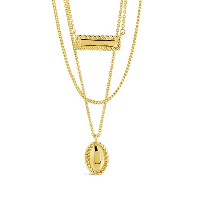 SHINE by Sterling Forever Hartley Layered Necklace