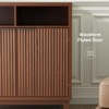 Elegant Fluted Storage Cabinet with Adjustable Shelves, Modern Buffet Sideboard - 4 of 4
