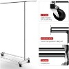 Simple Trending Standard Rod Clothing Garment Rack Chrome - 4 of 4