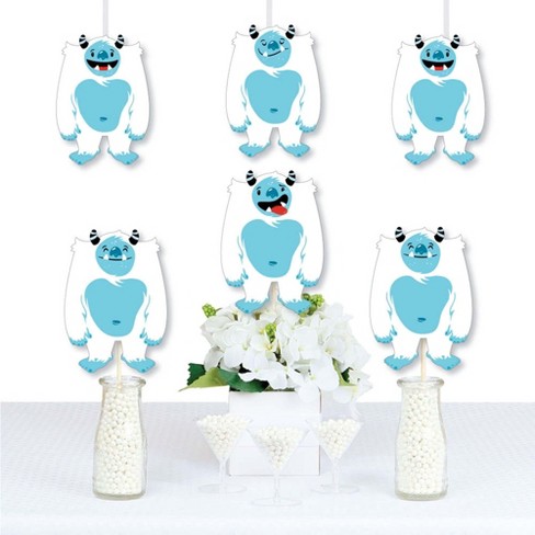 Big Dot Of Happiness Yeti To Party - Decorations Diy Abominable Snowman  Party Or Birthday Party Essentials - Set Of 20 : Target
