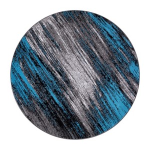 Flash Furniture Rylan Collection Abstract Pattern Area Rug - Olefin Rug with Jute Backing - Living Room, Bedroom, & Entryway - 1 of 4