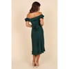 Petal and Pup Womens Mickenna Sweetheart Frill Midi Dress - 3 of 4