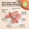 4-Pack Prep Baby Spoons & Forks Set, Self Feeding Baby Utensils 6-18 Months, Silicone BLW Baby Feeding Set, BPA-Free - 2 of 4