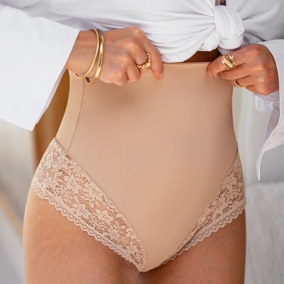 Women's Soft Curve Lace Trim Shapewear Bottoms - Cupshe