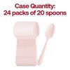 Smarty Had A Party Pink Baroque Plastic Dinner Spoons - 480 pcs - 4 of 4