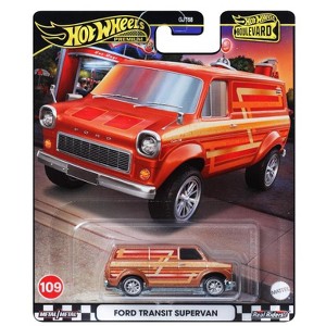 HOT WHEELS FORD TRANSIT SUPERVAN BOULEVARD PREMIUM 2024 - 1 of 3