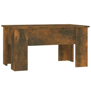 vidaXL Coffee Table Smoked Oak 31.1"x19.3"x16.1" Engineered Wood - 1 of 4