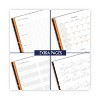 One-Day-Per-Page Planning Notebook, 9 x 6, Dark Brown/Orange Cover, 12-Month (Jan to Dec): 2026 - 4 of 4