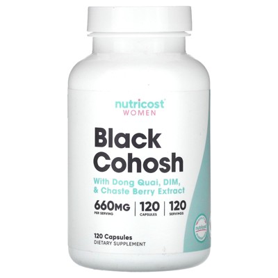 Nutricost Women, Black Cohosh, 660 mg, 120 Capsules