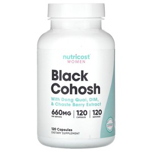 Nutricost Women, Black Cohosh, 660 mg, 120 Capsules - 1 of 2