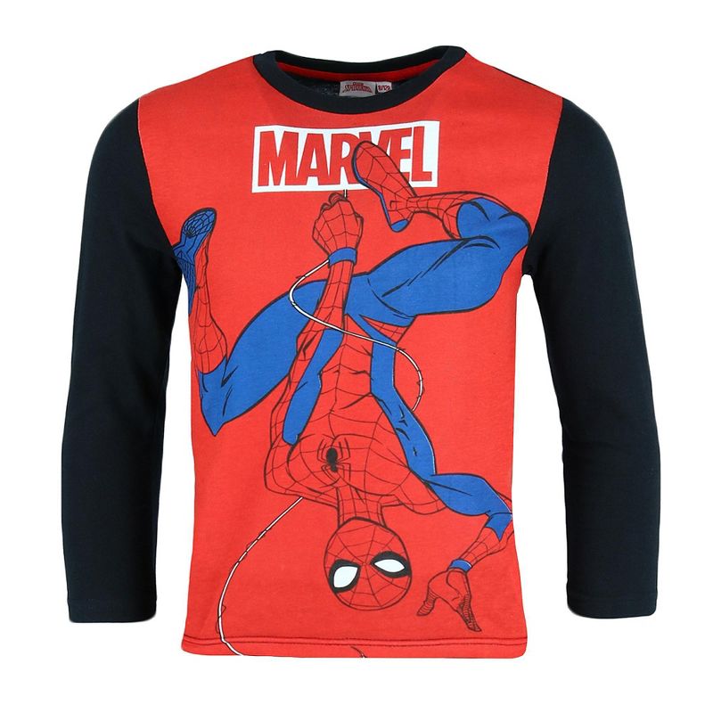 Textiel Trade Boy's Spider-Man Long Pajama Set, 2 of 4