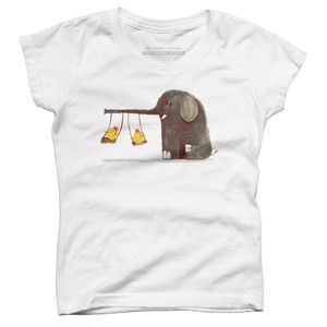 Girl's Design By Humans Swing swing By radiomode T-Shirt - 1 of 3