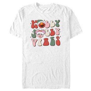 Men's Sesame Street Holly Jolly Vibes T-Shirt - 1 of 4