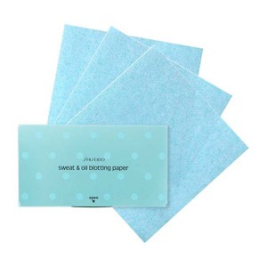 Shiseido Sweat & Oil Blotting Paper 010 | Instantly absorbs oil and sweat to keep your face fresh and clean - (90 pcs) - 1 of 4