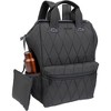 Max Studio Diamond Quilted Nylon Backpack with Front Zippered Pocket - 2 of 4