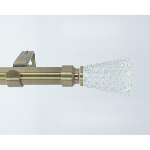 Urbanest Marquis Glass Finial 1-inch Diameter Curtain Rod - 1 of 2