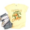 Simply Sage Market Farm Fresh Orange Watercolor Garment Dyed Tee - 3 of 4