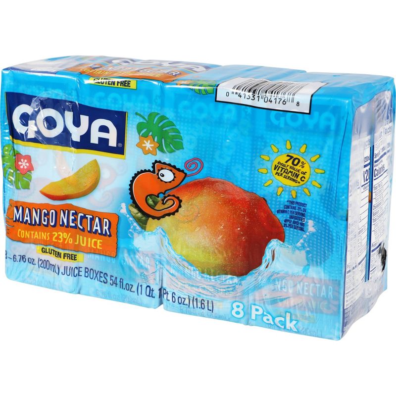 Goya Kids Mango Nectar Juice Drink - 8pk/6.76 fl oz Boxes, 4 of 5