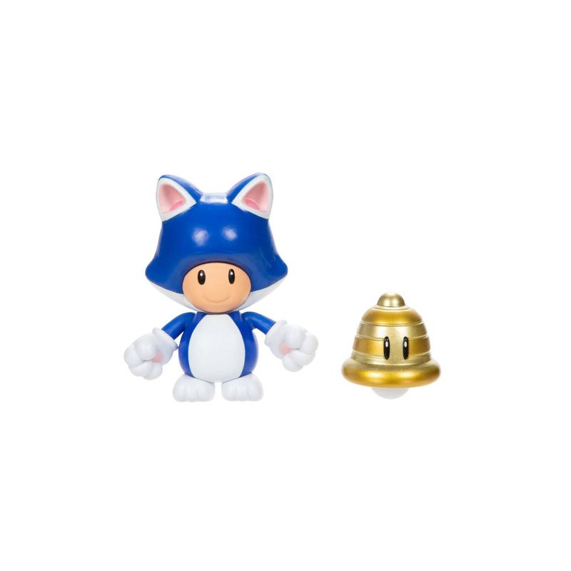 Nintendo Super Mario Cat Toad with Super Bell Action Figure, 1 of 8