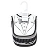 Hudson Baby Infant Boy Cotton Bibs, Tweed Bow Tie, One Size - 2 of 4
