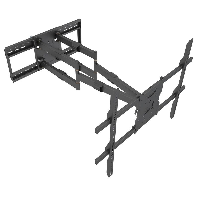 Mount-It! Full Motion TV Wall Mount with 39 Inch Long Extension Arms, Heavy Duty Dual Arm TV Mount Fits 65 to 110 Inch TVs & Fits 16 and 24 Inch Studs, 1 of 12