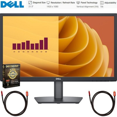 Dell 22" Full HD 75Hz 16:9 Monitor Black with 26 Months Protection Pack Bundle