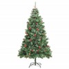 vidaXL Artificial Hinged Christmas Tree with Cones and Berries 82.7" - 2 of 4