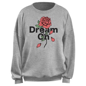 Junior's Lost Gods Dream on Rose Sweatshirt - 1 of 2