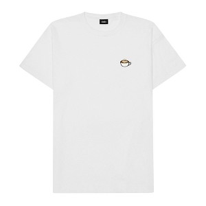 Dalix Cappuccino Embroidered Cotton Relaxed Boxy Fit Short Sleeve Crewneck Tee Shirt Mens - 1 of 4