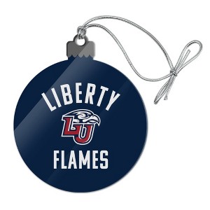 Liberty University Flames Logo Acrylic Christmas Tree Holiday Ornament - 1 of 4