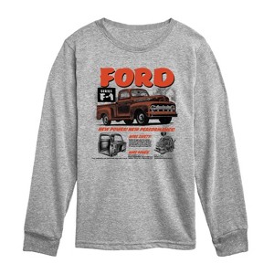 Boys' - Ford - 52 F1 Truck Long Sleeve Graphic T-Shirt - 1 of 3
