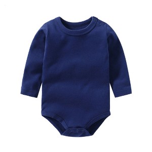 MyKids-USA Baby Multi Color Comfy Cotton Long Sleeve Onesies Bodysuits - 1 of 4