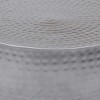 Royal Hampton Industrial Style Hammered Texture Iron Stool with Hourglass Shaped Body - - 4 of 4