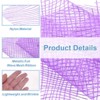 Unique Bargains Sheer Nylon Glitters Wave Mesh Decorative Ribbon Trim 6 Inch 10 Yards - 3 of 4