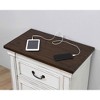 Coaster,Hillcrest 2-drawer Nightstand Distressed White - 4 of 4