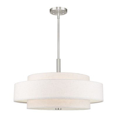 Livex Lighting Monroe 5 - Light Pendant in  Brushed Nickel