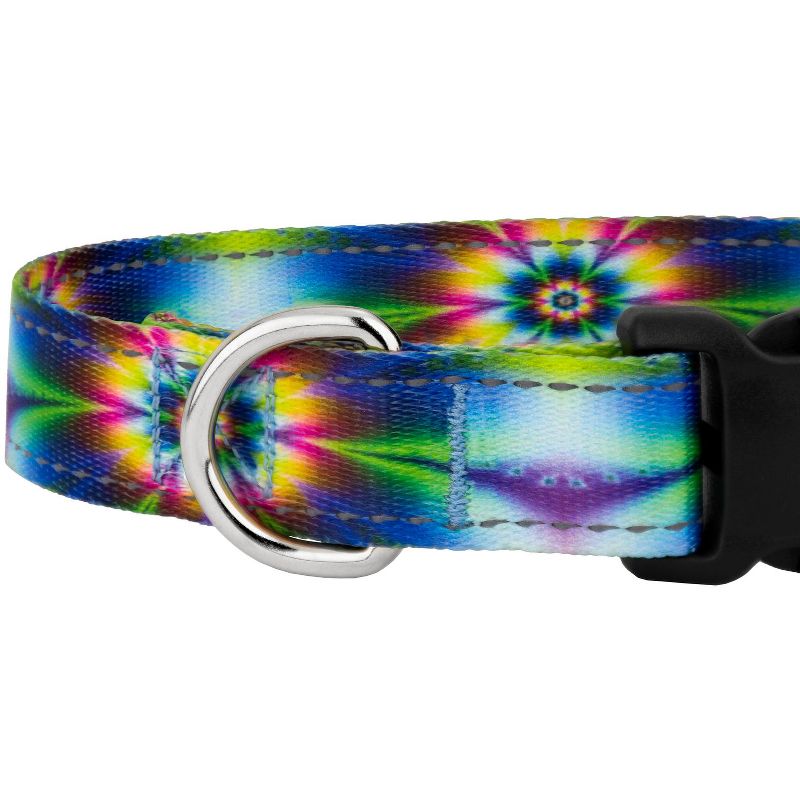 Country Brook Petz Deluxe Tie Dye Flowers Reflective Dog Collar, 4 of 6